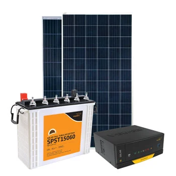 V-Guard Nextgen Pro 1400 off-grid system with solar panels, battery and inverter